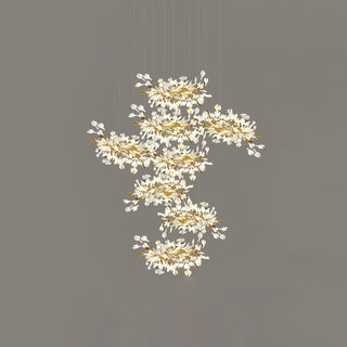 Olivia Céramique Gingko Feuille Lustre