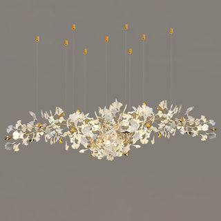 Olivia Lustre Céramique Gingko Luxe Escalier d'Hôtel