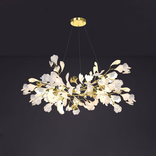 Olivia Lustre Céramique Gingko Luxe Escalier d'Hôtel