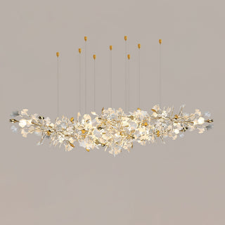 Olivia Lustre Céramique Gingko Luxe Escalier d'Hôtel