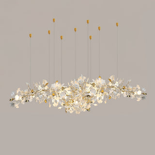 Olivia Lustre Céramique Gingko Luxe Escalier d'Hôtel
