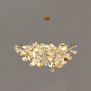 Olivia Lustre Céramique Gingko Luxe Escalier d'Hôtel