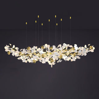 Olivia Lustre Céramique Gingko Luxe Escalier d'Hôtel