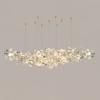 Olivia Lustre Céramique Gingko Luxe Escalier d'Hôtel