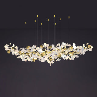 Olivia Lustre Céramique Gingko Luxe Escalier d'Hôtel