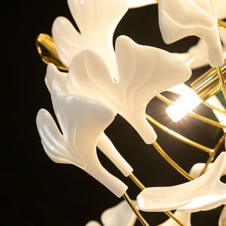 Olivia Lustre Céramique Gingko Luxe Escalier d'Hôtel