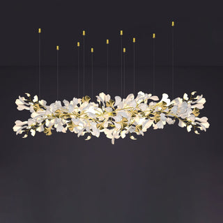 Olivia Lustre Céramique Gingko Luxe Escalier d'Hôtel