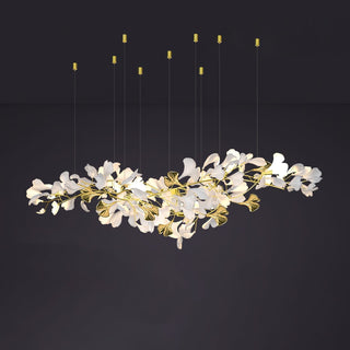 Olivia Lustre Céramique Gingko Luxe Escalier d'Hôtel