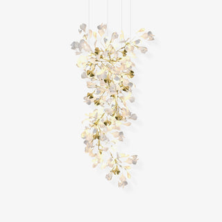 Olivia Lustre Céramique Gingko Luxe Escalier d'Hôtel