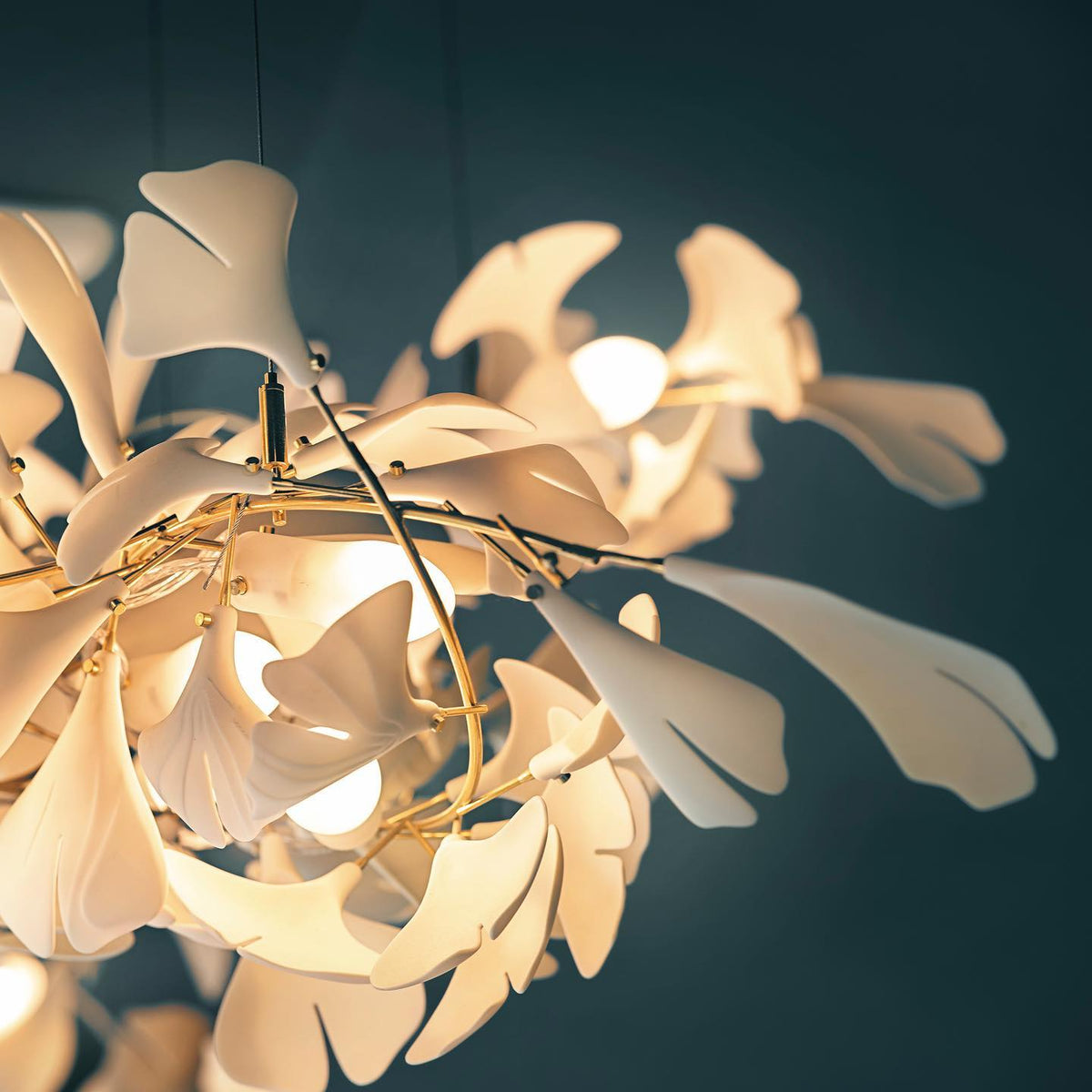 Quiniel Céramique Gingko Feuille Lustre