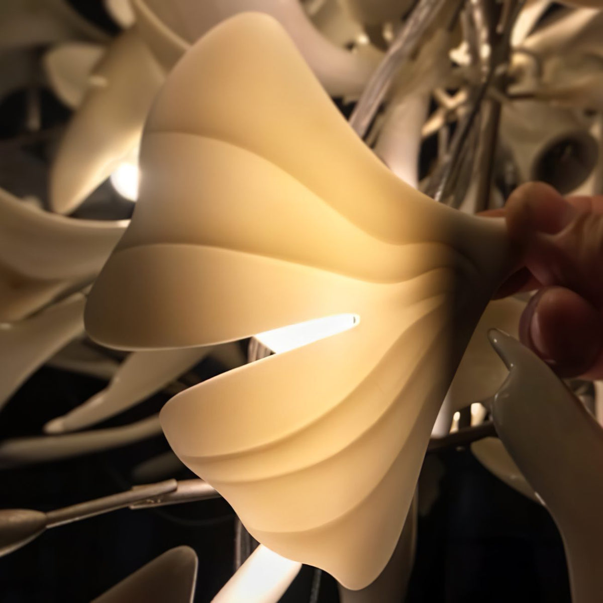 Quiniel Céramique Gingko Feuille Lustre