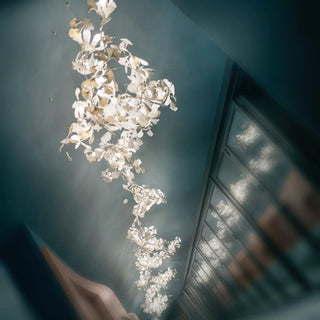 Olivia Céramique Gingko Feuille Lustre
