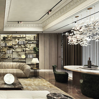 Olivia Céramique Gingko Feuille Lustre
