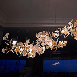 Olivia Céramique Gingko Feuille Lustre