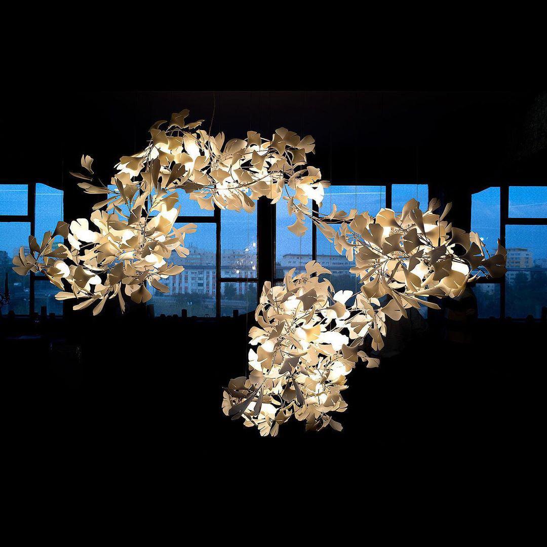 Gingko Chandelier C-Neutral Decor