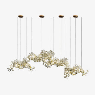 Ririxel Suspension en Céramique Gingko Pétales Or