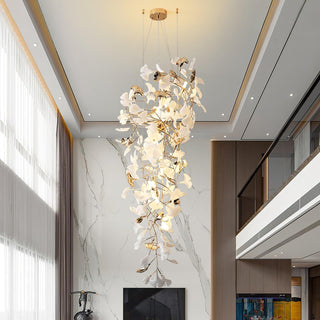 Olivia Céramique Gingko Cascadant Lustre