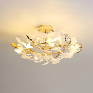Artheel Plafonnier rotatif en céramique Gingko de style nordique haut de gamme