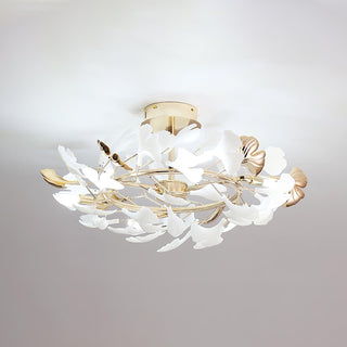 Artheel Plafonnier rotatif en céramique Gingko de style nordique haut de gamme
