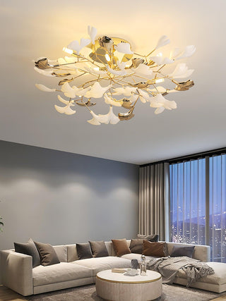 Artheel Plafonnier rotatif en céramique Gingko de style nordique haut de gamme