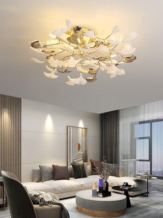 Artheel Plafonnier rotatif en céramique Gingko de style nordique haut de gamme