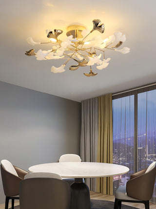 Artheel Plafonnier rotatif en céramique Gingko de style nordique haut de gamme