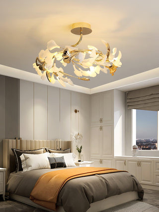 Artheel Plafonnier rotatif en céramique Gingko de style nordique haut de gamme