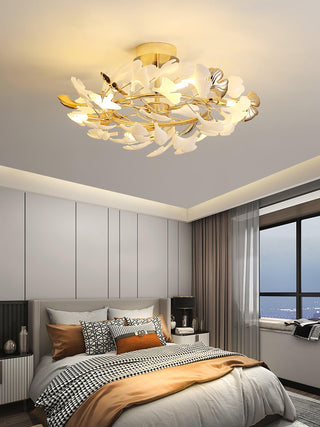 Artheel Plafonnier rotatif en céramique Gingko de style nordique haut de gamme