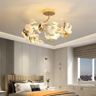 Artheel Plafonnier rotatif en céramique Gingko de style nordique haut de gamme