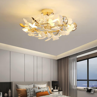 Artheel Plafonnier rotatif en céramique Gingko de style nordique haut de gamme