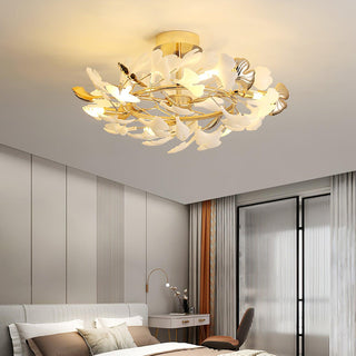 Artheel Plafonnier rotatif en céramique Gingko de style nordique haut de gamme