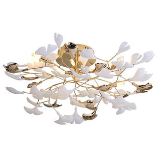 Artheel Plafonnier rotatif en céramique Gingko de style nordique haut de gamme