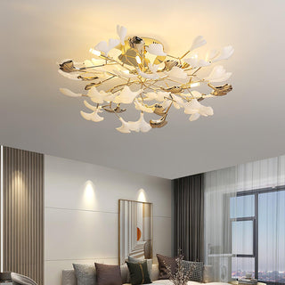 Artheel Plafonnier rotatif en céramique Gingko de style nordique haut de gamme