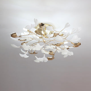 Artheel Plafonnier rotatif en céramique Gingko de style nordique haut de gamme