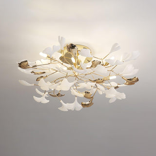Artheel Plafonnier rotatif en céramique Gingko de style nordique haut de gamme