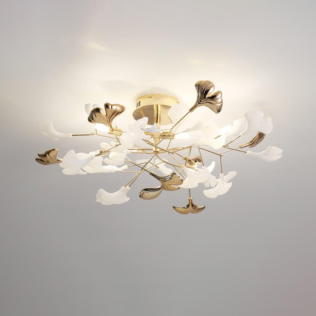 Artheel Plafonnier rotatif en céramique Gingko de style nordique haut de gamme