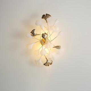 Wylie Applique Murale Postmoderne Luxe Gingko Céramique-Luire