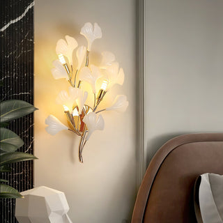 Wylie Applique Murale Postmoderne Luxe Gingko Céramique-Luire