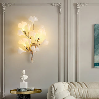 Wylie Applique Murale Postmoderne Luxe Gingko Céramique-Luire