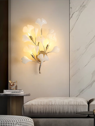 Wylie Applique Murale Postmoderne Luxe Gingko Céramique-Luire