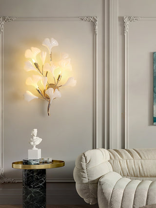 Wylie Applique Murale Postmoderne Luxe Gingko Céramique-Luire