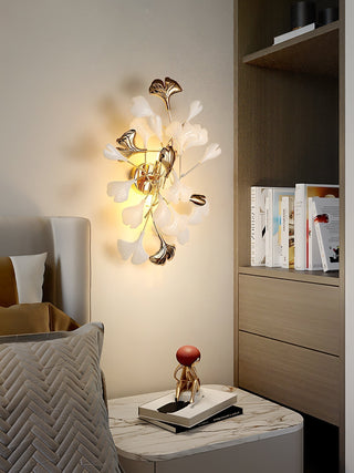 Wylie Applique Murale Postmoderne Luxe Gingko Céramique-Luire