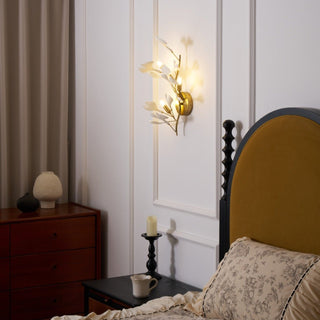 Wylie Applique Murale Postmoderne Luxe Gingko Céramique-Luire