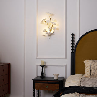 Wylie Applique Murale Postmoderne Luxe Gingko Céramique-Luire