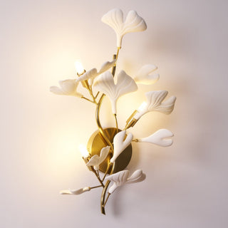 Wylie Applique Murale Postmoderne Luxe Gingko Céramique-Luire