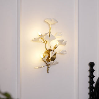 Wylie Applique Murale Postmoderne Luxe Gingko Céramique-Luire