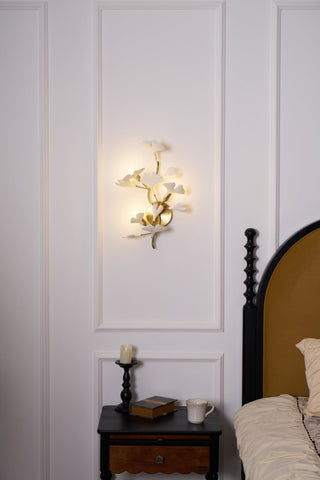 Wylie Applique Murale Postmoderne Luxe Gingko Céramique-Luire