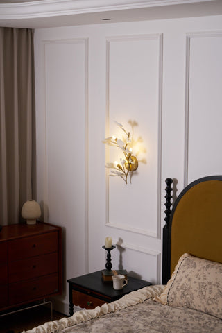 Wylie Applique Murale Postmoderne Luxe Gingko Céramique-Luire