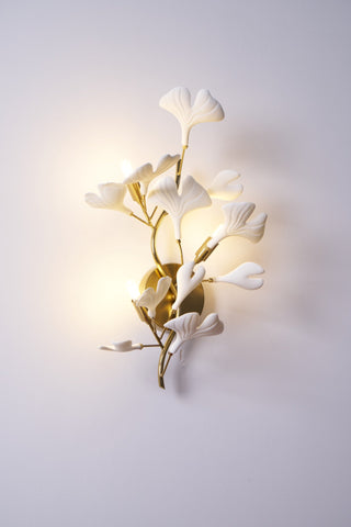 Wylie Applique Murale Postmoderne Luxe Gingko Céramique-Luire