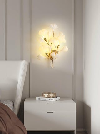 Wylie Applique Murale Postmoderne Luxe Gingko Céramique-Luire